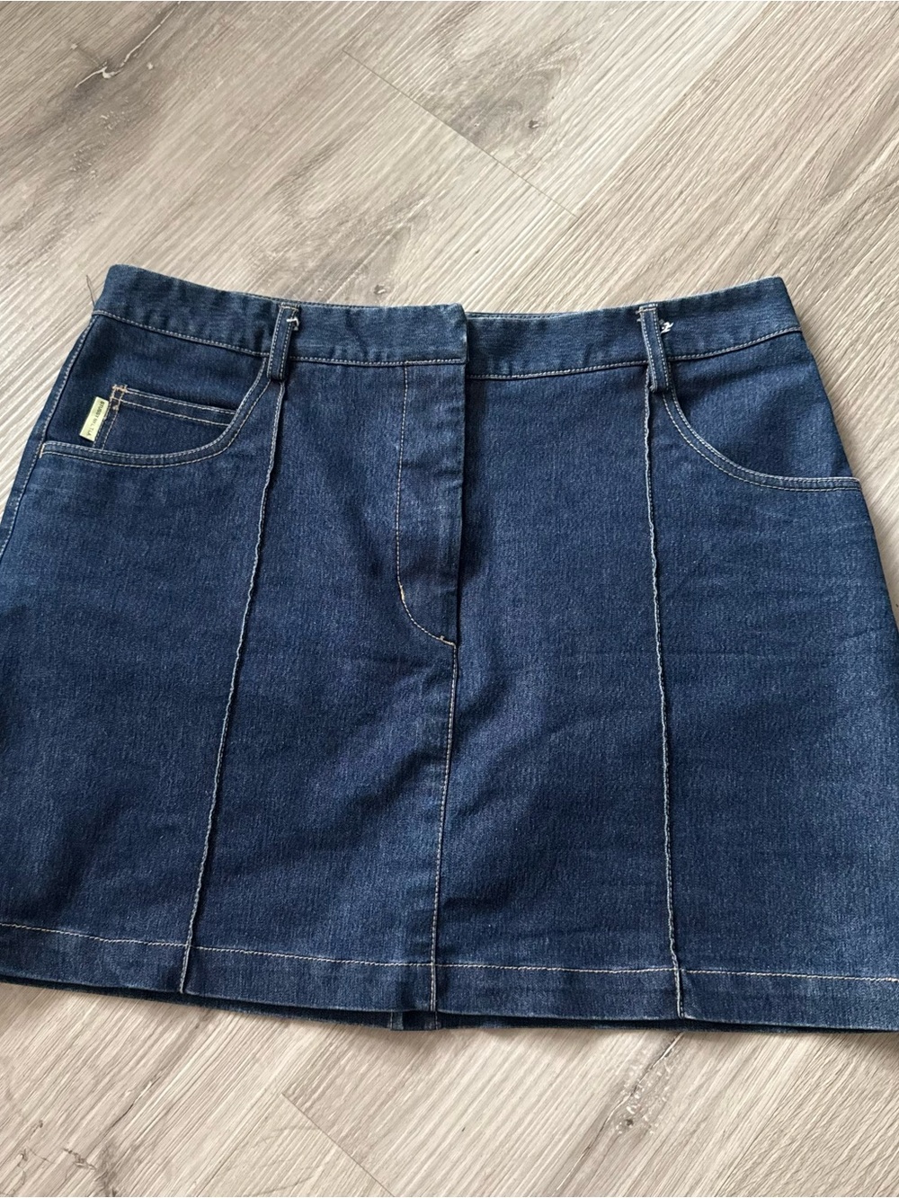Stussy Dark Blue Denim  Skirt